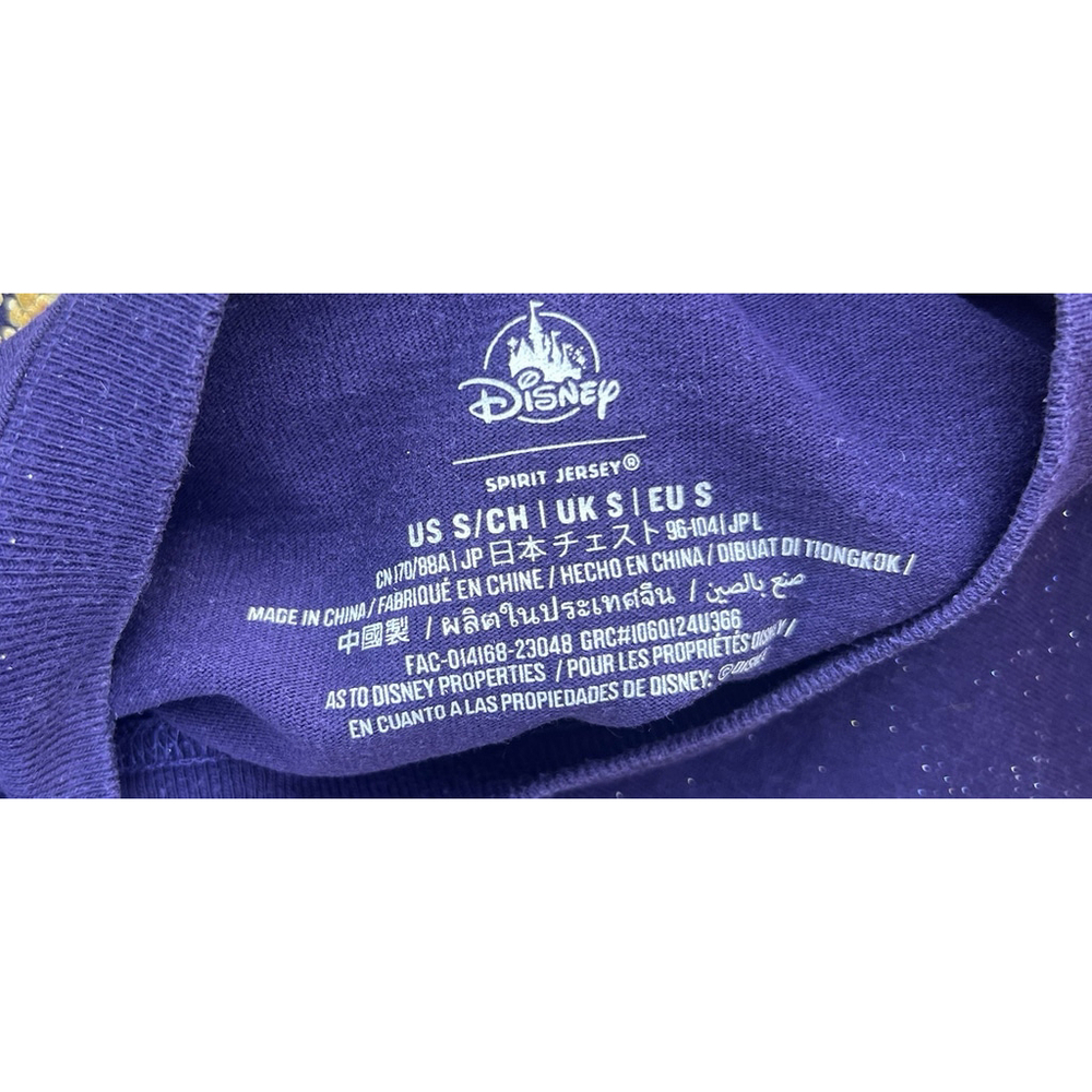 Disney Wish Spirit Jersey Women’s Size Small Blue Sparkle I'm A Star Oversized - Picture 6 of 6